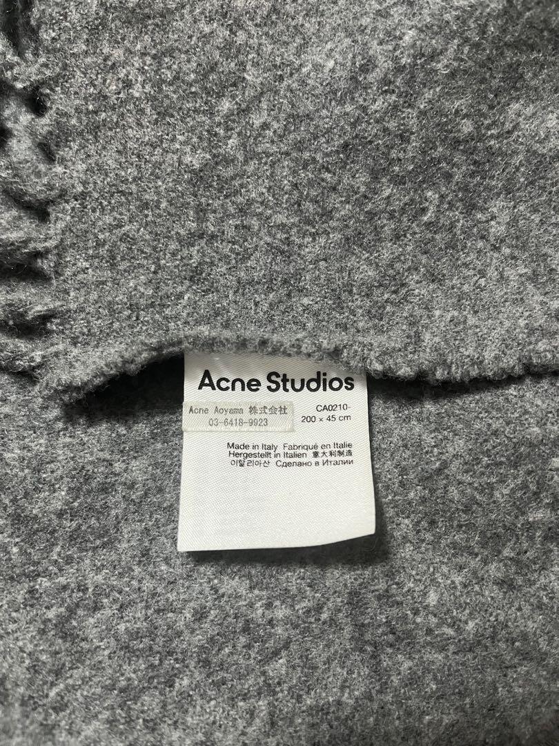 アクネ ストゥディオズ ACNE STUDIOS - ウール グレー マフラー