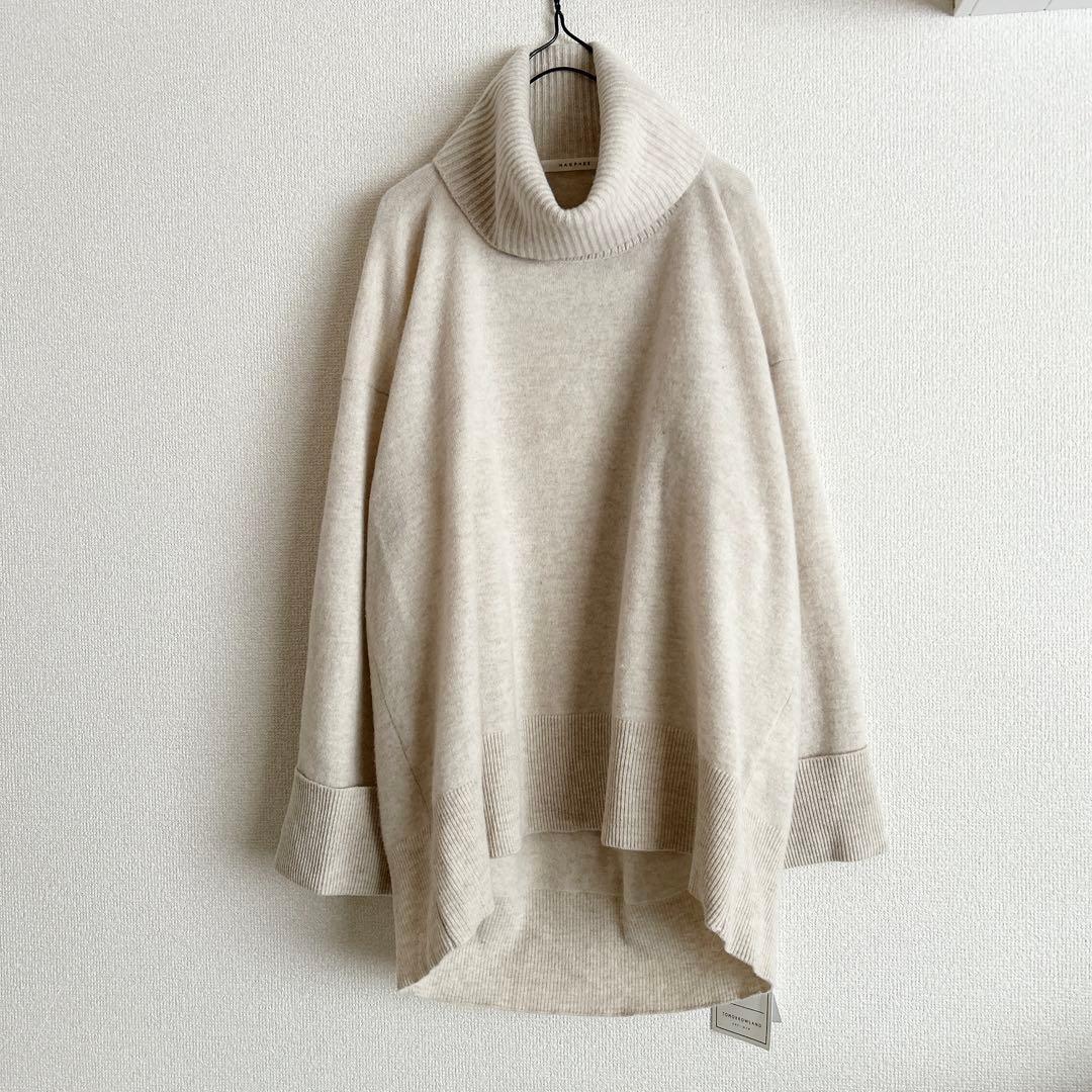 マカフィー トゥモローランド ラムカシミヤタートルネックプルオーバー SS MACPHEE