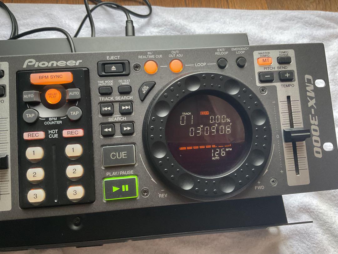 Pioneer CMX-3000 デュアルCDプレーヤー 音出し確認
