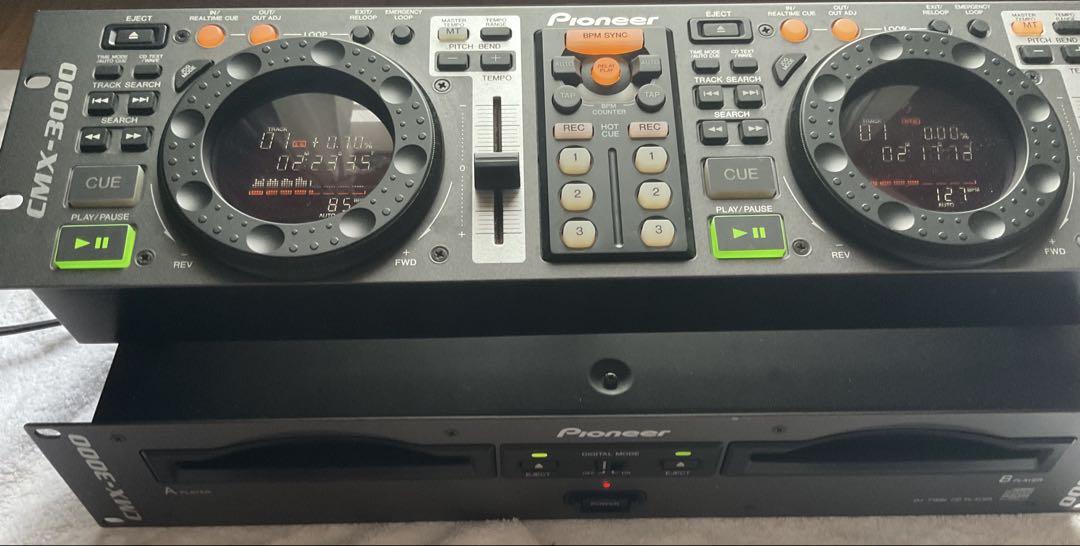 Pioneer CMX-3000 デュアルCDプレーヤー 音出し確認