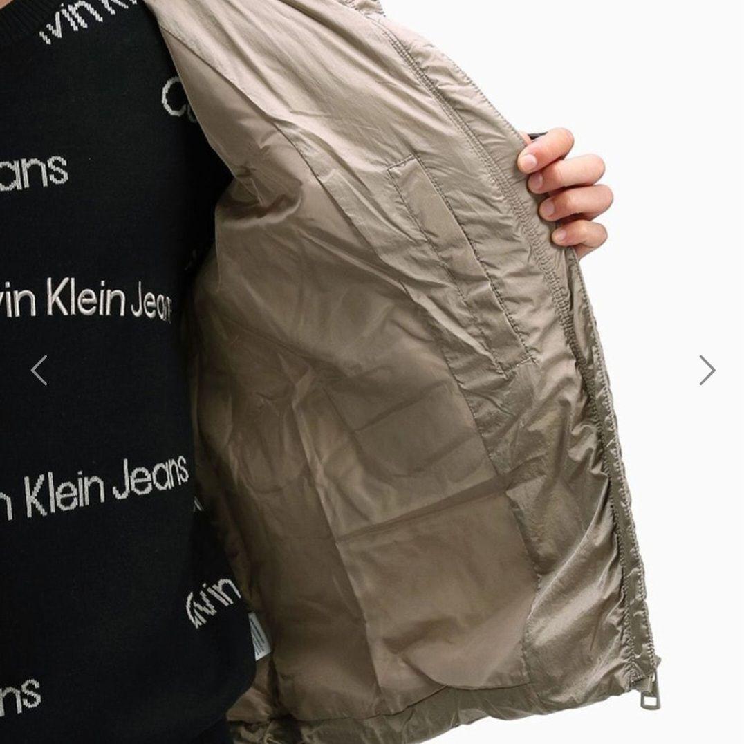 CALVIN KLEIN モノグラムパテッドジャケット ダウンジャケット S 画像4