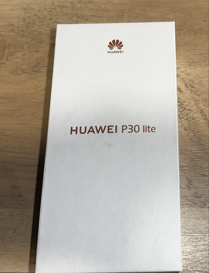 Huawei P30 Lite 本体 ブラック　箱（説明書）付き