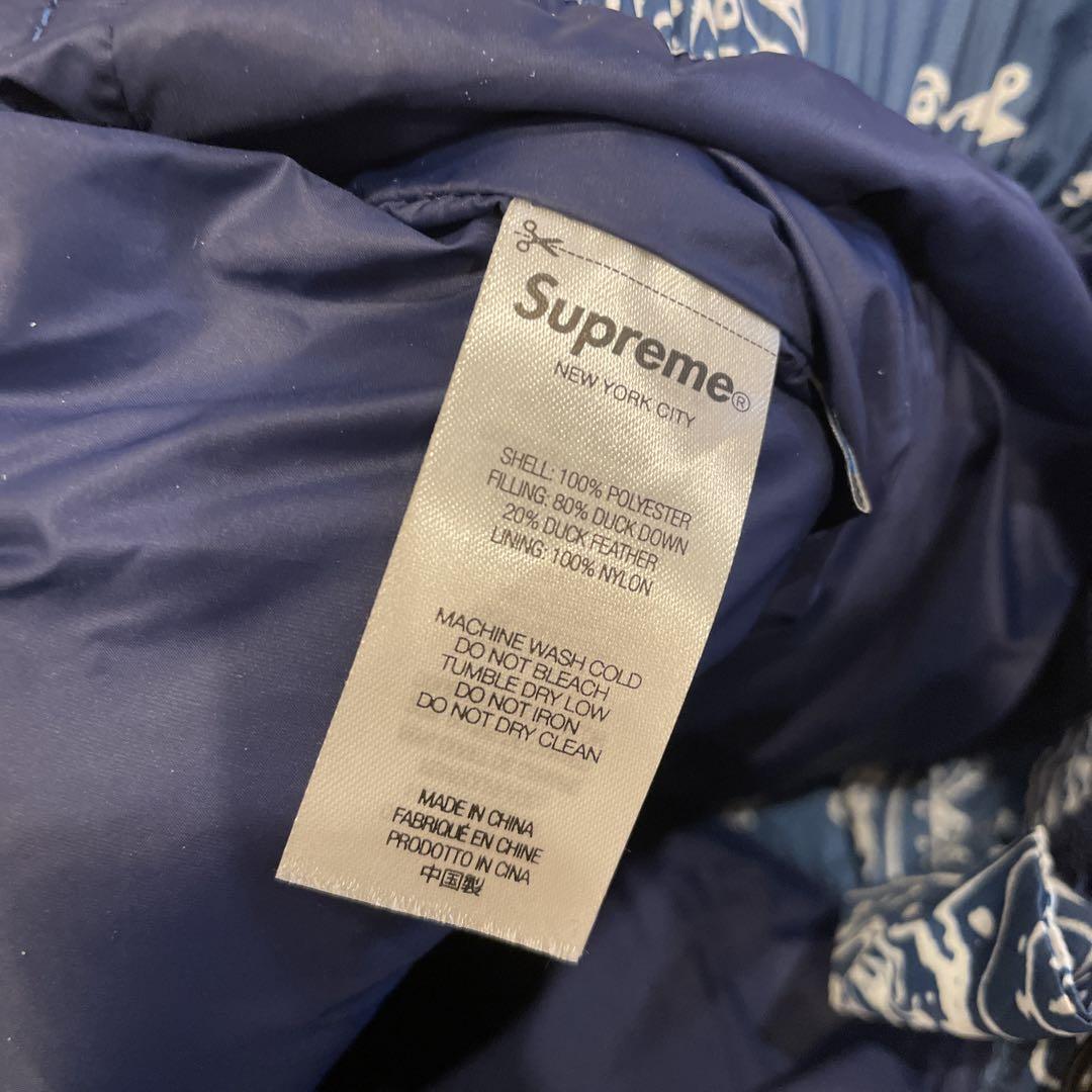 パンツ M Supreme Micro Down Pant \"Blue Paisley\"