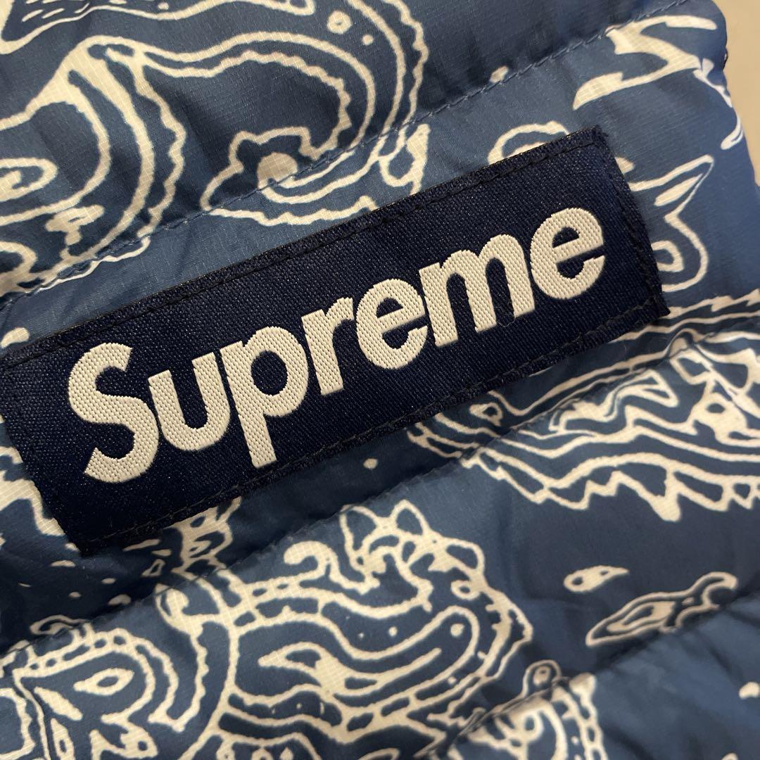 パンツ M Supreme Micro Down Pant \"Blue Paisley\"
