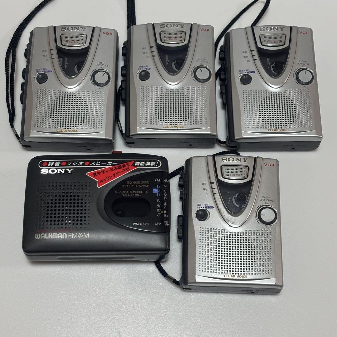 SONY TCM-400 /WM-GX312ソニー カセットレコーダー 5点 - メルカリ