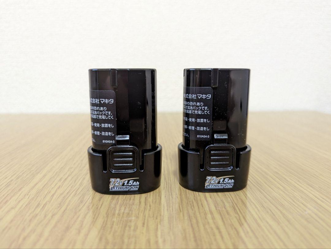 新品　BL0715 ２個　makita　純正リチウムイオンバッテリー 7.2V