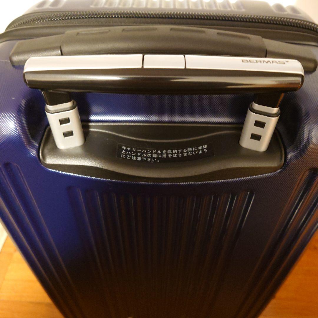 【美品】バーマス　プレステージ2　スーツケース　34L　ネイビー