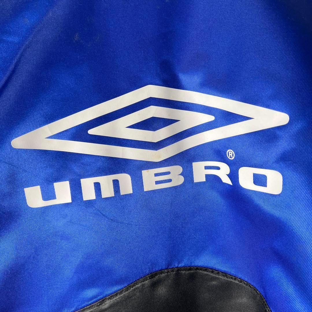 UMBRO アンブロ ベンチコート 中綿 ビッグロゴ 刺繍 バイカラー 2XL