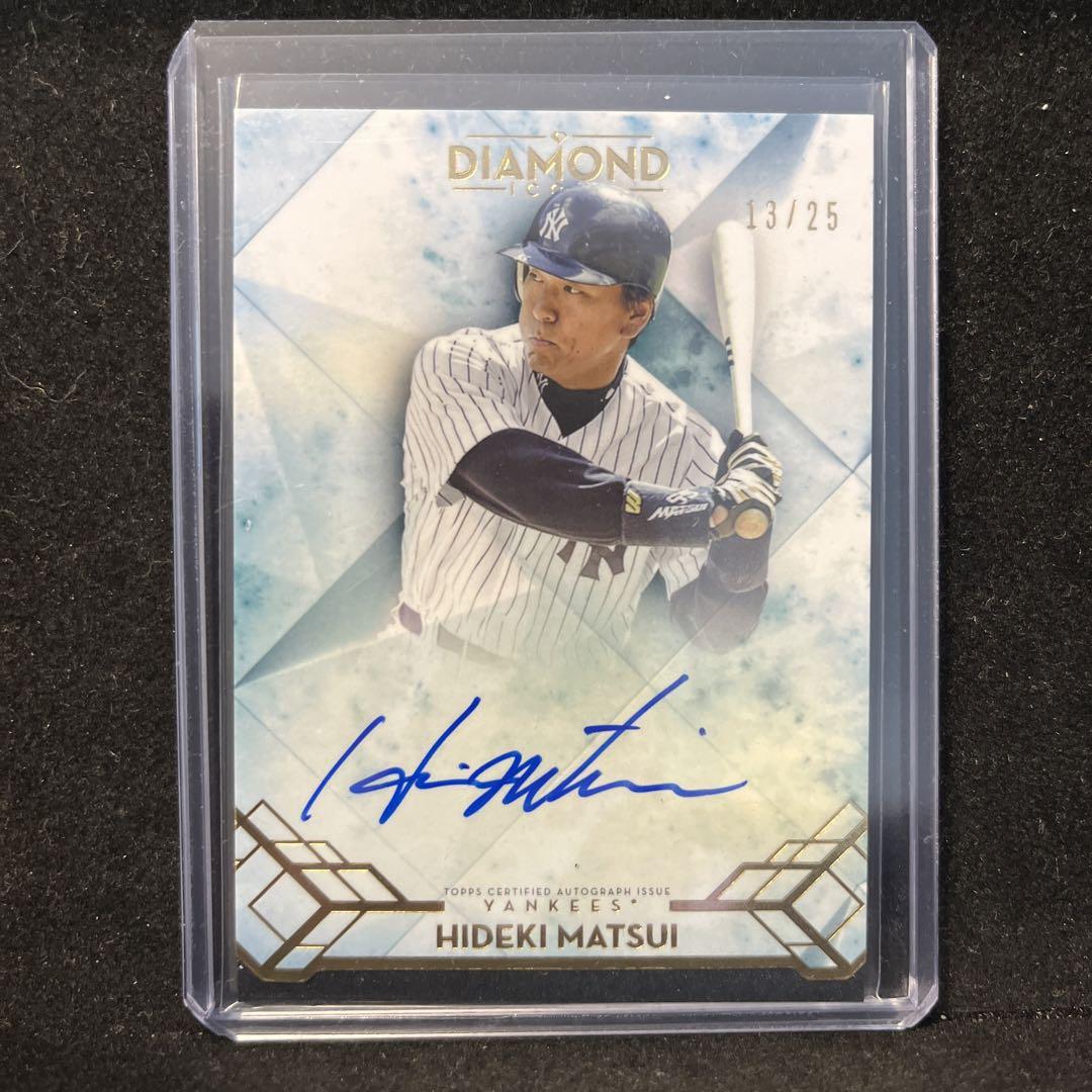 松井秀喜　topps chrome npb2023世界25枚限定　サインカード Amazon.co.jp: 松井秀喜2023 TOPPS NPB CHROME 直筆サインカード
