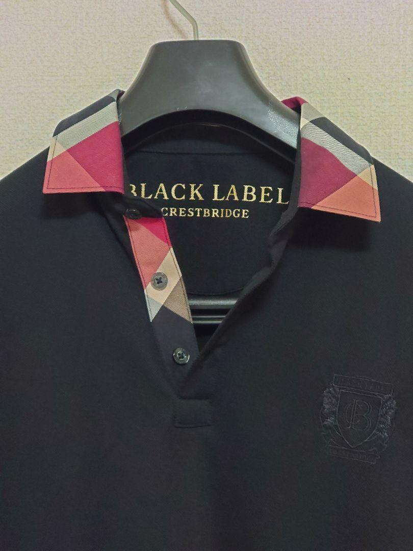 お歳暮ならオンライン LABEL BLACK - 買うFashion CRESTBRIDGE 黒 ポロシャツ トップス