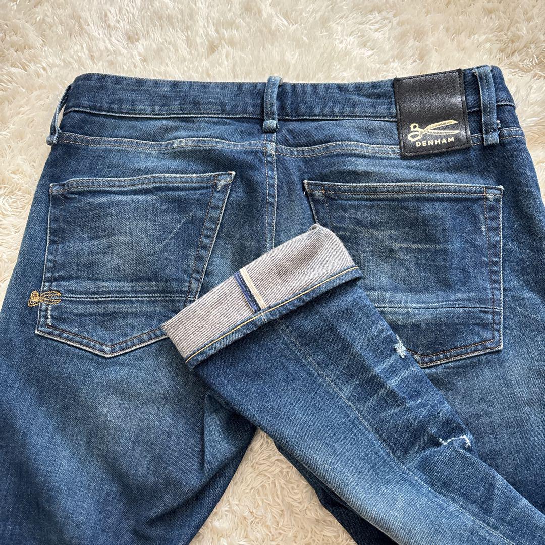 希少 】DENHAM RAZOR SLIM FIT セルビッチ W32 - メルカリ