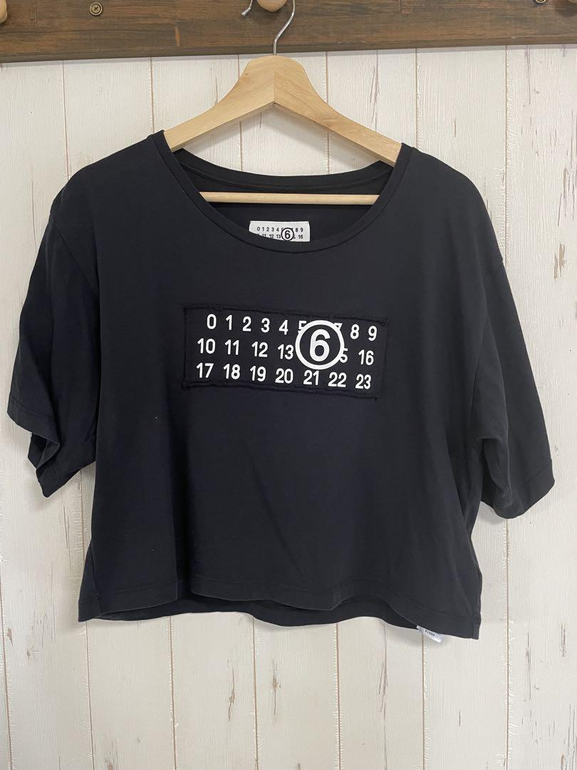 MM6ブラック 半袖Tシャツ サイズ16