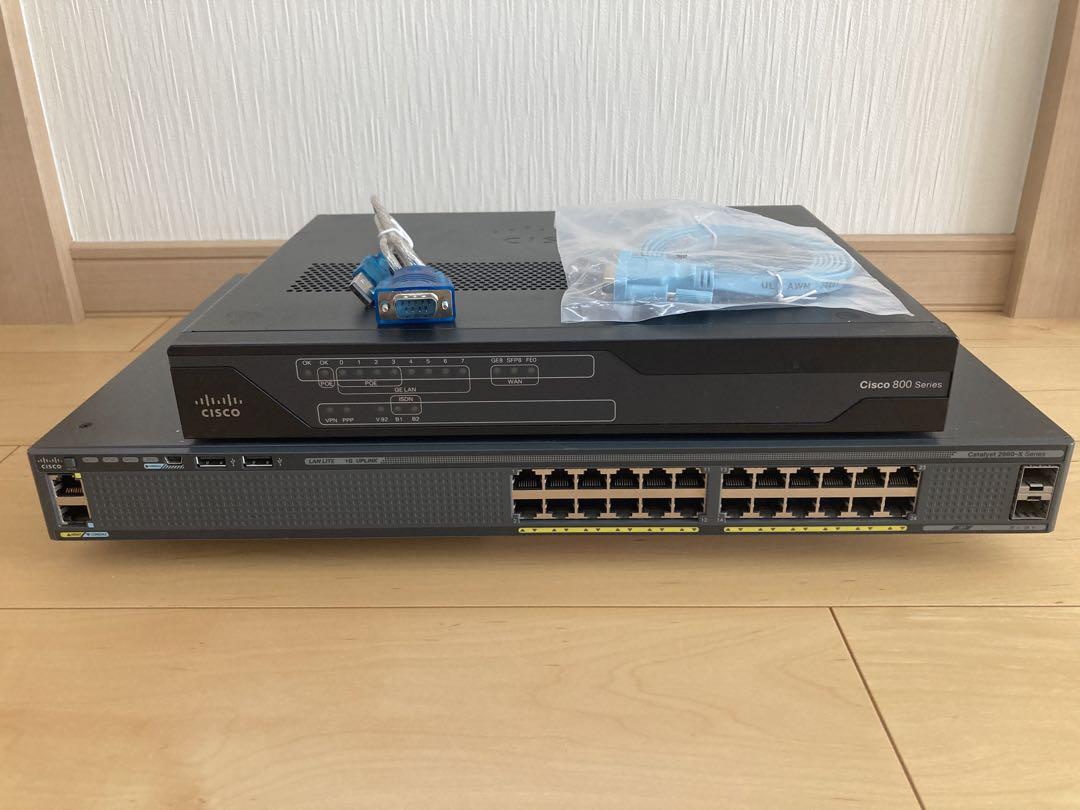 CISCO - 【CCNA、CCNP】2台Cisco891FJ、Catalyst2960 X CISCO - 【CCNA、CCNP】4台Cisco891FJ、Catalyst2960Xの通販 by