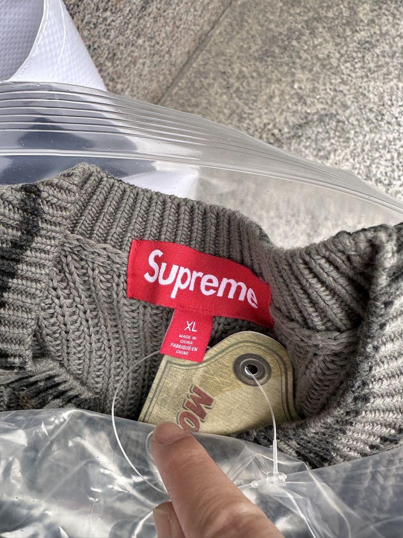 トップス Supreme Old English Printed Sweater Camo