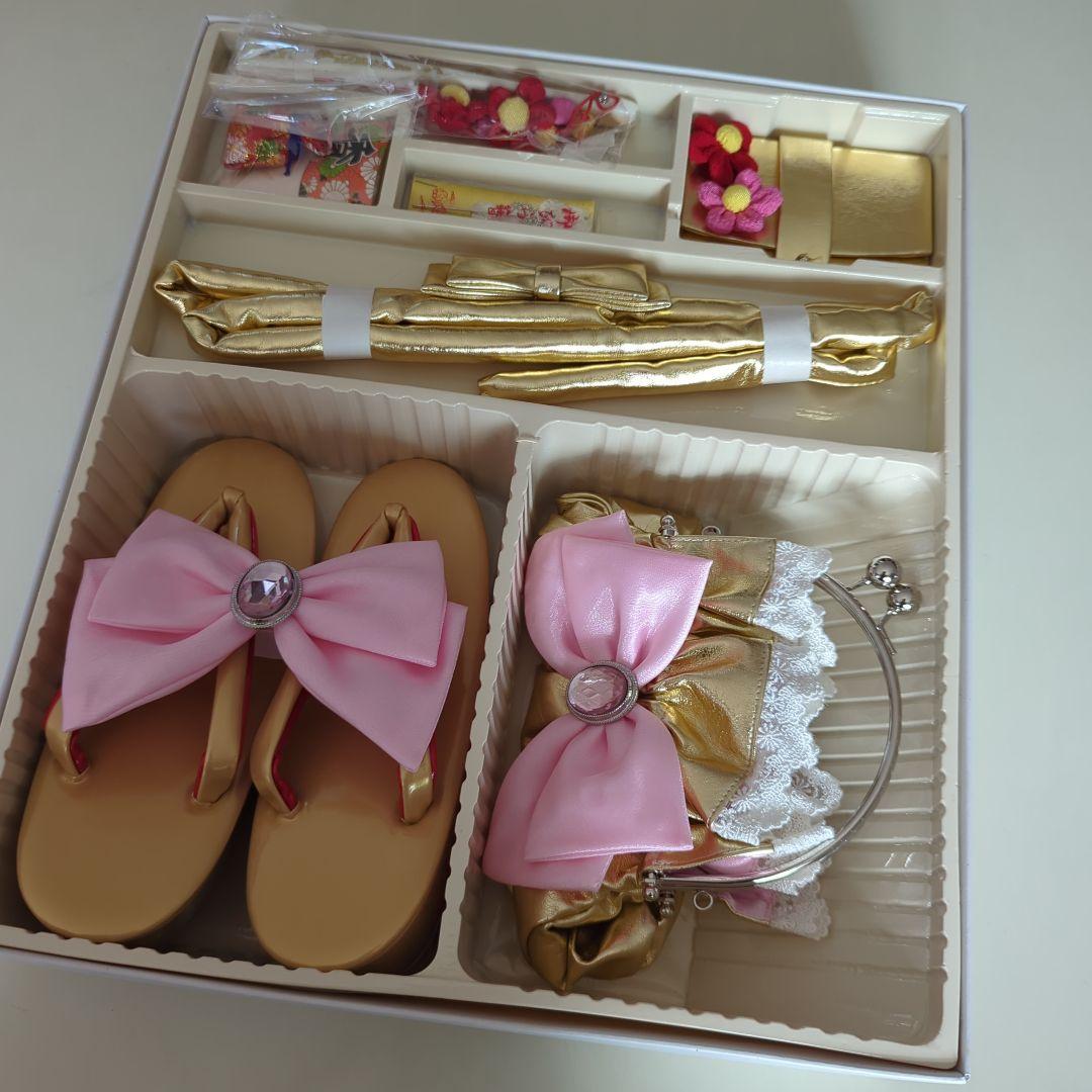 新品　筥迫セット　七五三　７歳　和装　はこせこセット