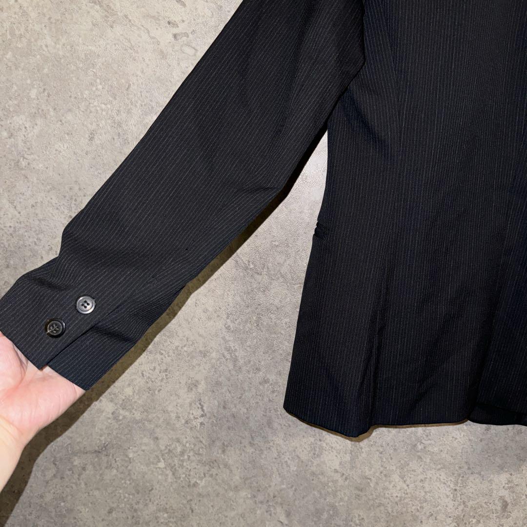 【超美品】ヌール　noue-rue  ジャケット　細いストライプ 超美品】ヌール noue-rue ジャケット 細いストライプ