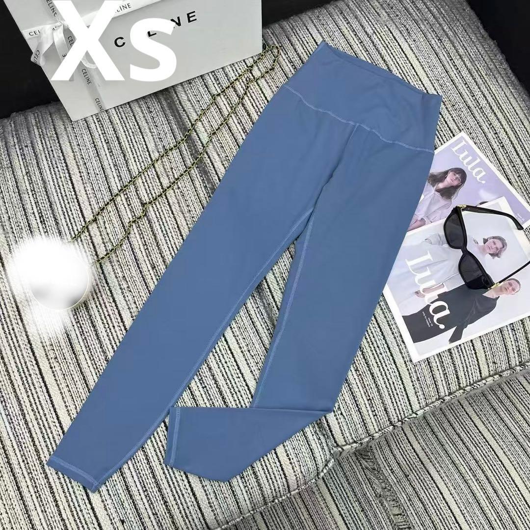 ALO YOGA ヨガレギンス 高弾性 日蝕ブルー XS