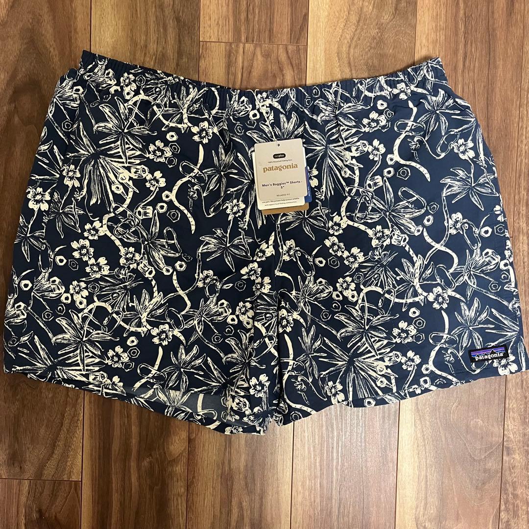 新品 廃番 パタゴニア バギーズショーツ DIBE XXL 21年製 ネイビー