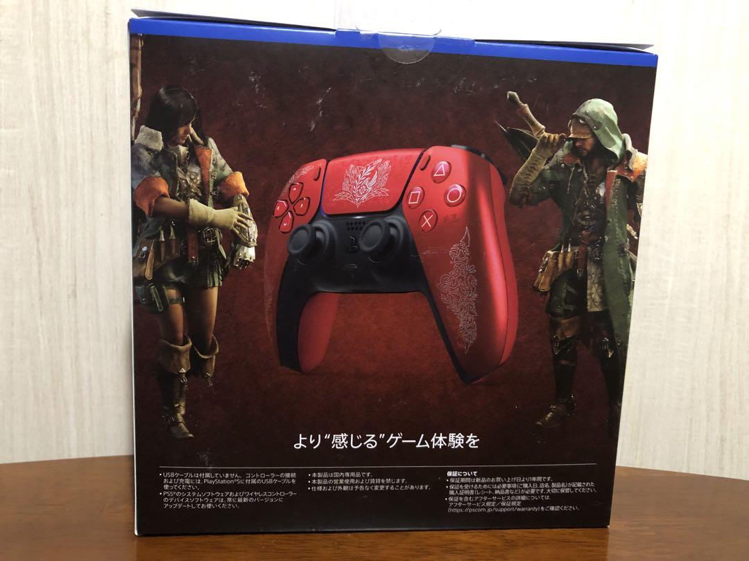 【新品】PS5 DualSenseコントローラー モンスターハンターワイルズ