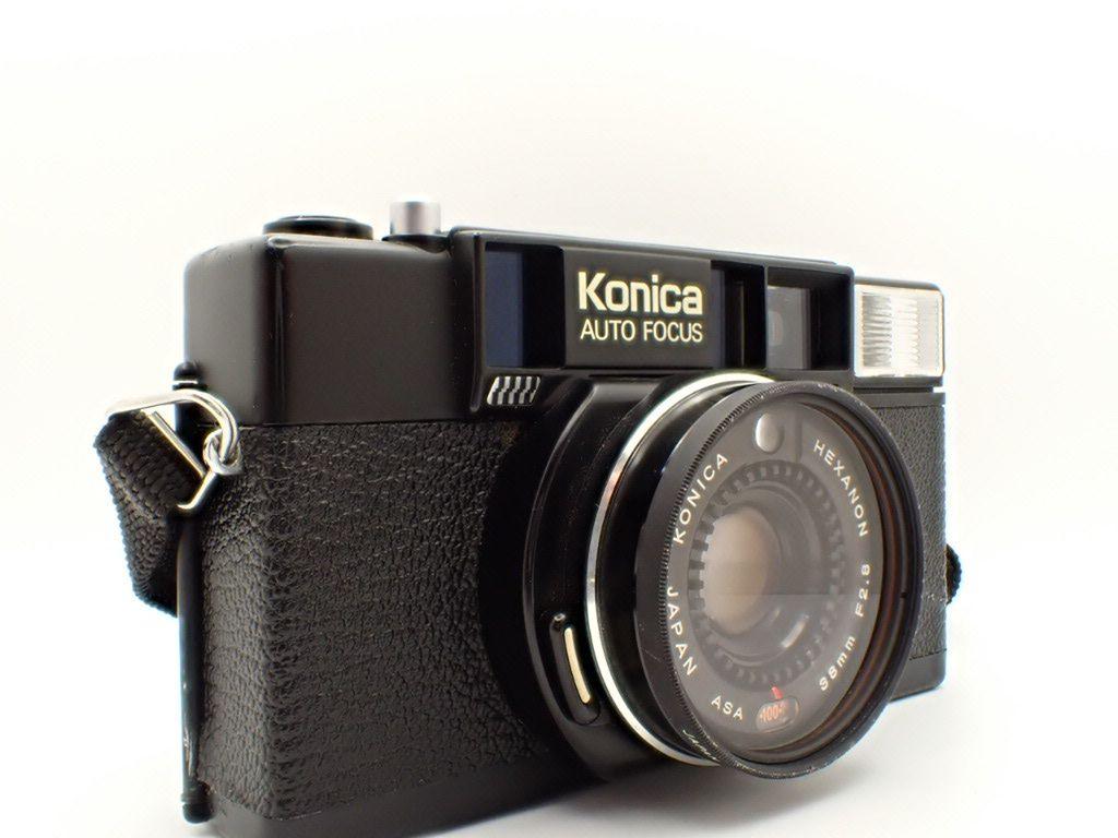【分解清掃済品】KONICA C35 AF2 ケース付き