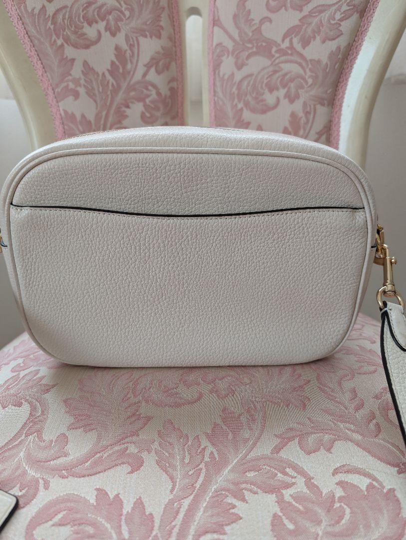 美品COACH ホワイトレザー ショルダーバッグ
