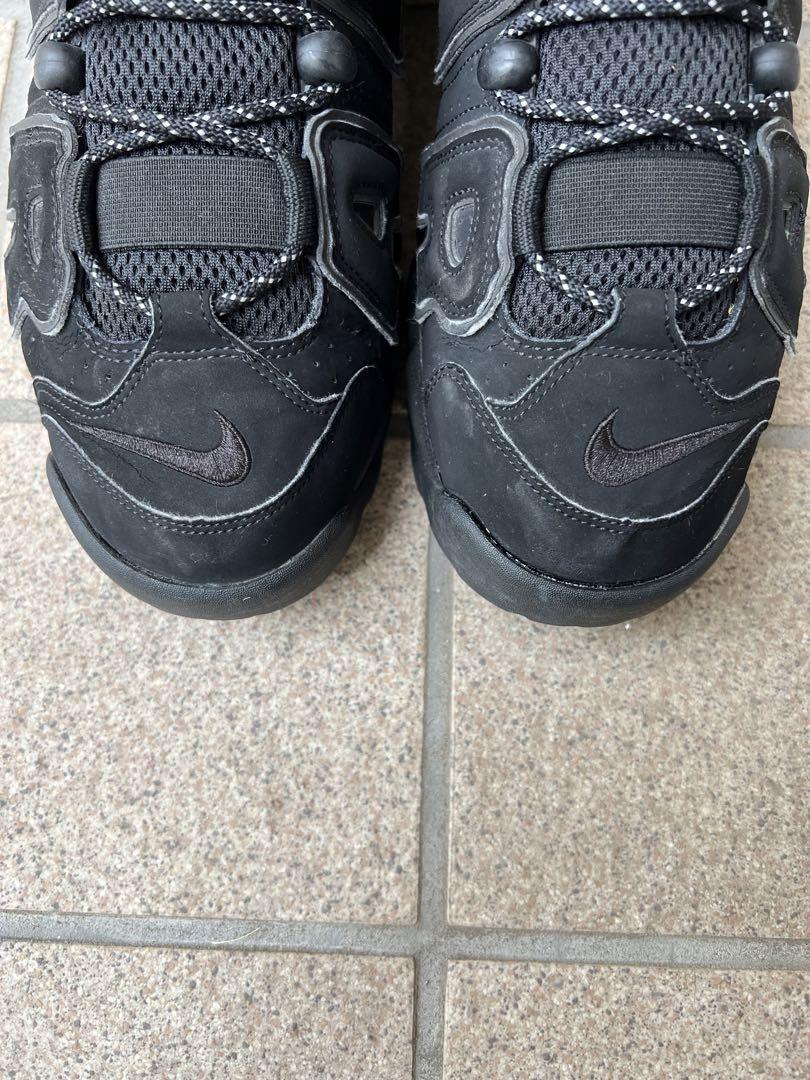 Nike Air More Uptempo Triple Black 画像3