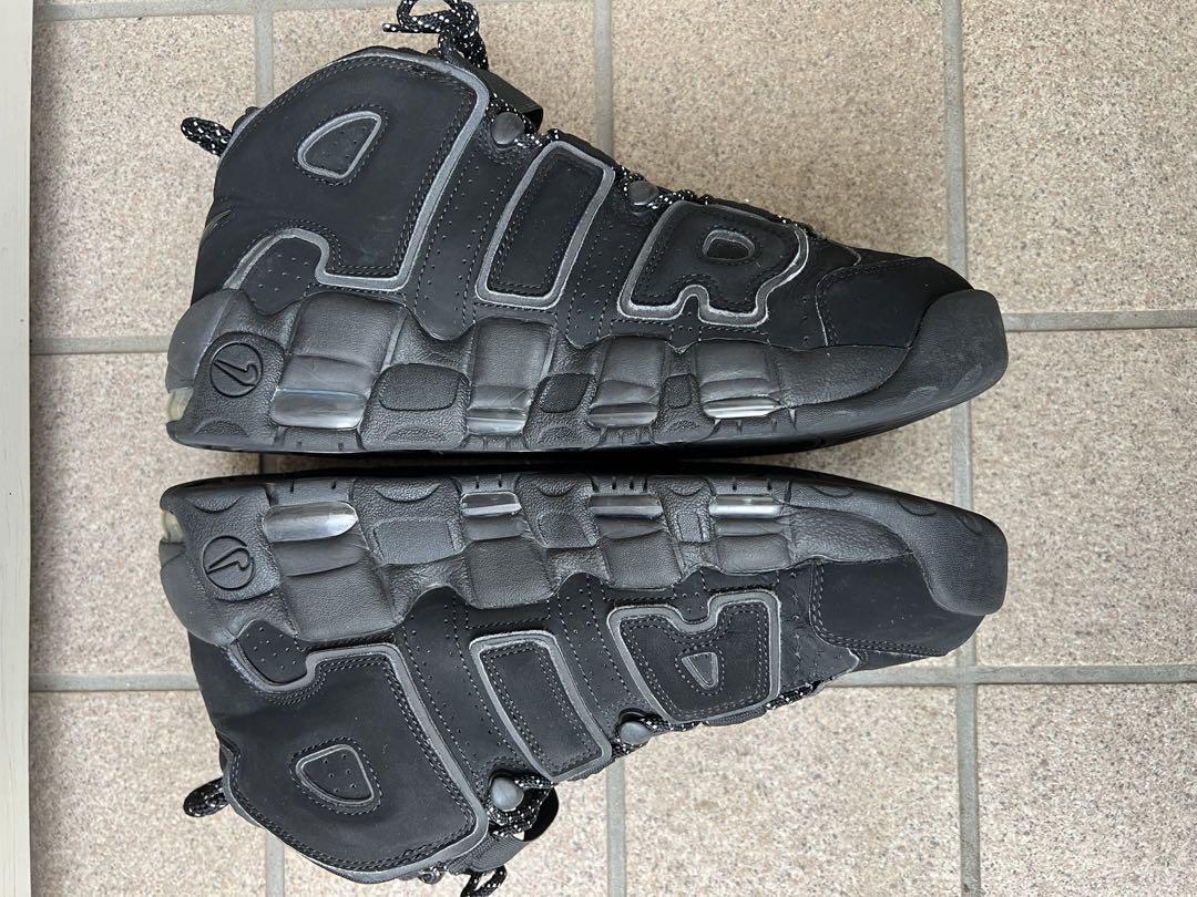 Nike Air More Uptempo Triple Black 画像4