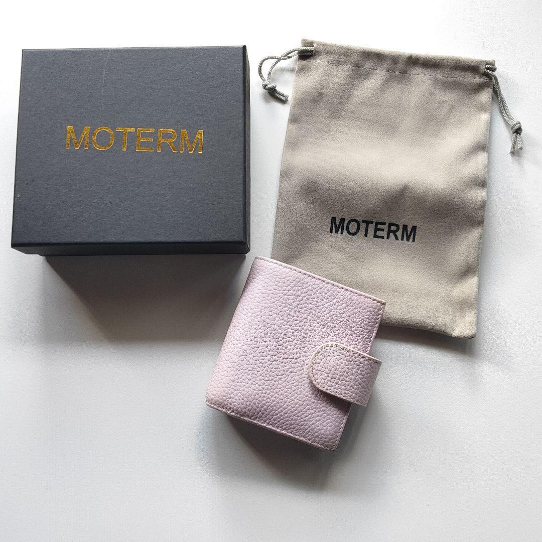 MOTERM A9 三穴バインダー　モータム　手帳　ミニ財布　ラベンダーパープル