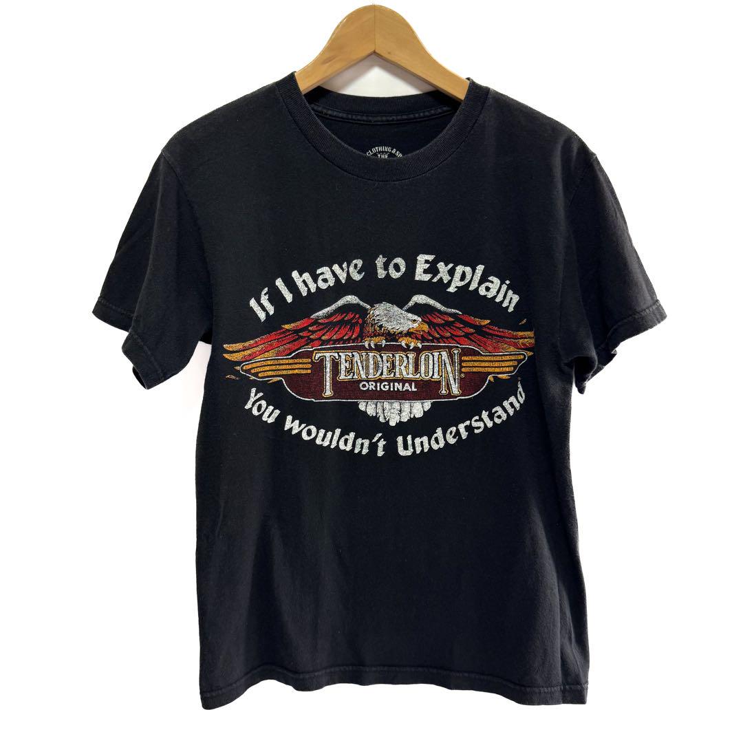 希少【tenderloin】イーグル ロゴ/半袖 カットソー Tシャツ
