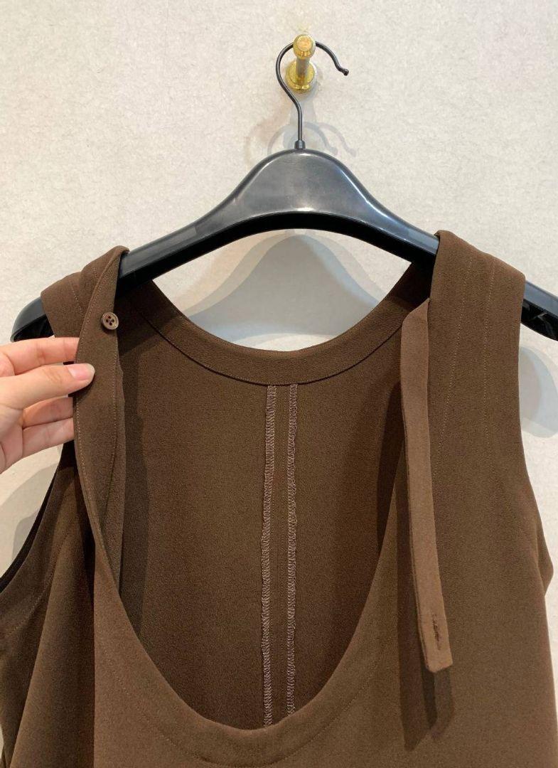【即日発送】machatt back-open long dress ブラウン 即日発送】machatt back-open long dress brown - メルカリ