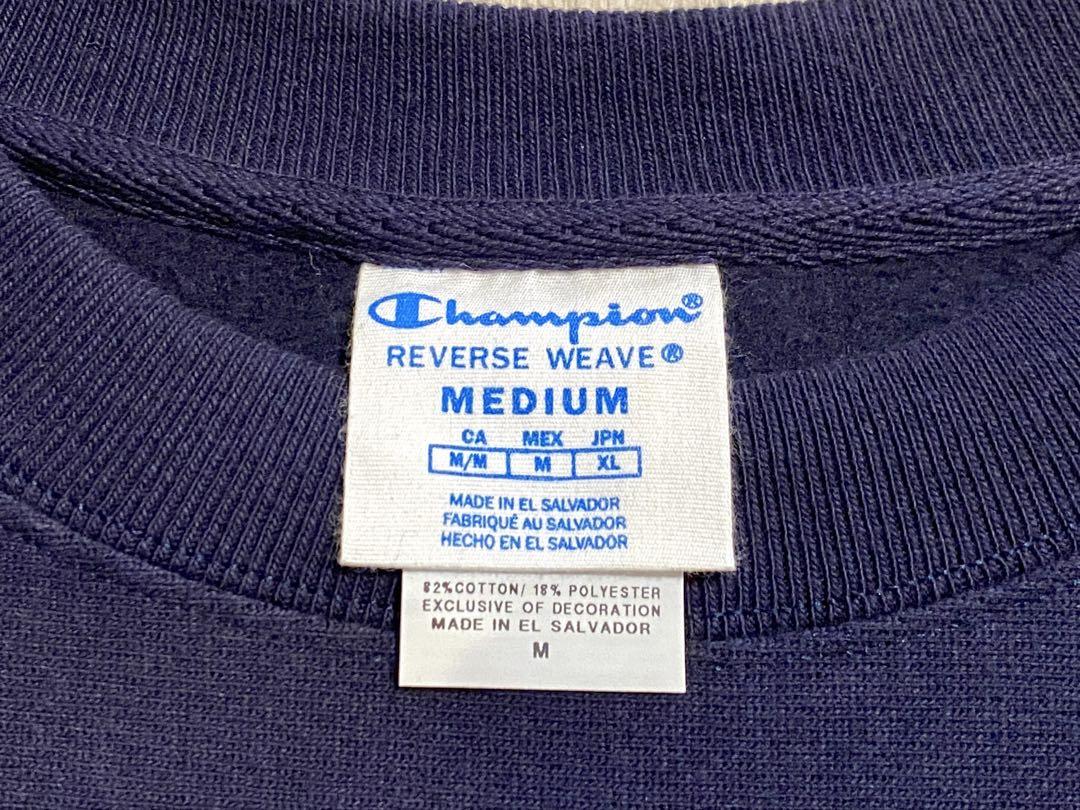 【新品未使用】Champion NAVY スウェット M ネイビー