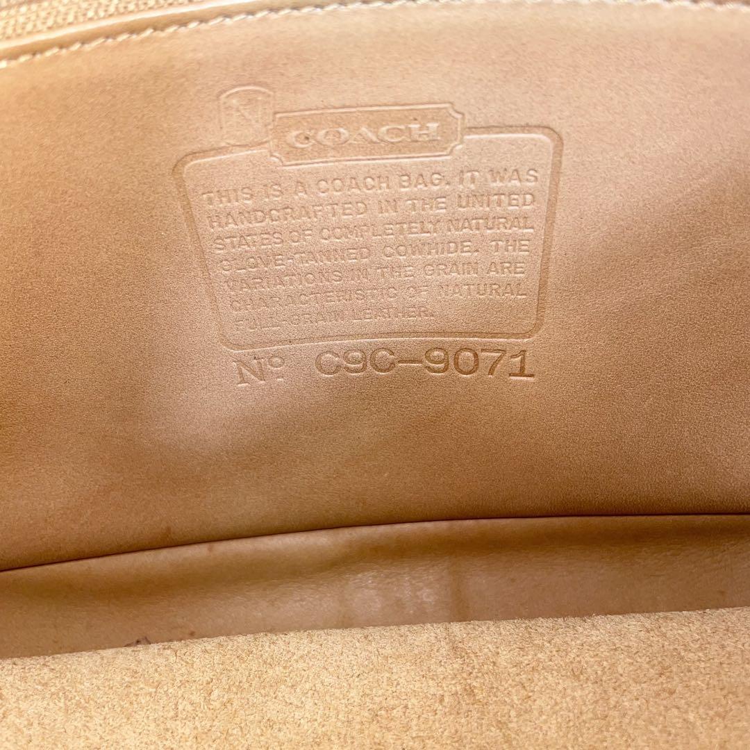 希少】COACH オールドコーチ レザー ワンショルダーバッグ 9071