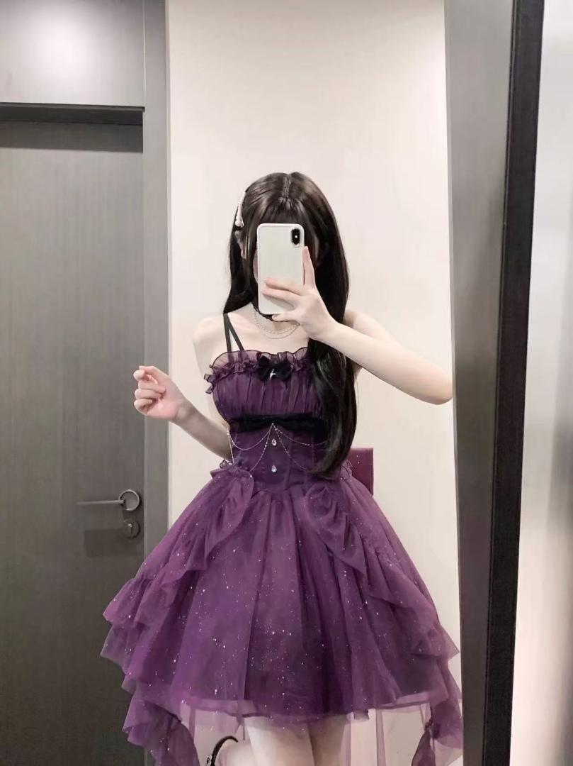 ゴスロリドレス ポラリスライトドレスプレミアム星空の細閃姫