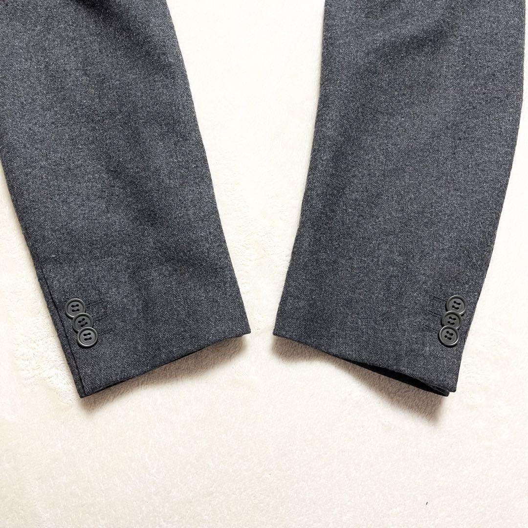 【美品】GIORGIO ARMANI⭐︎スーツ⭐︎カシミヤ混⭐︎黒タグ⭐︎ダークグレー⭐︎