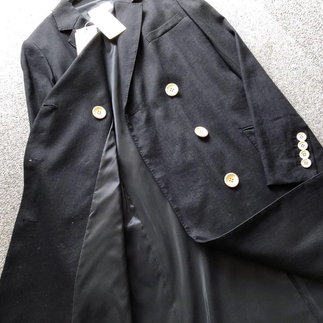 格安お得 タグ付未使用定価6.4万円 アンタイトルUNTITLEDリネンコート 31a2t-m23471350609 最新作好評