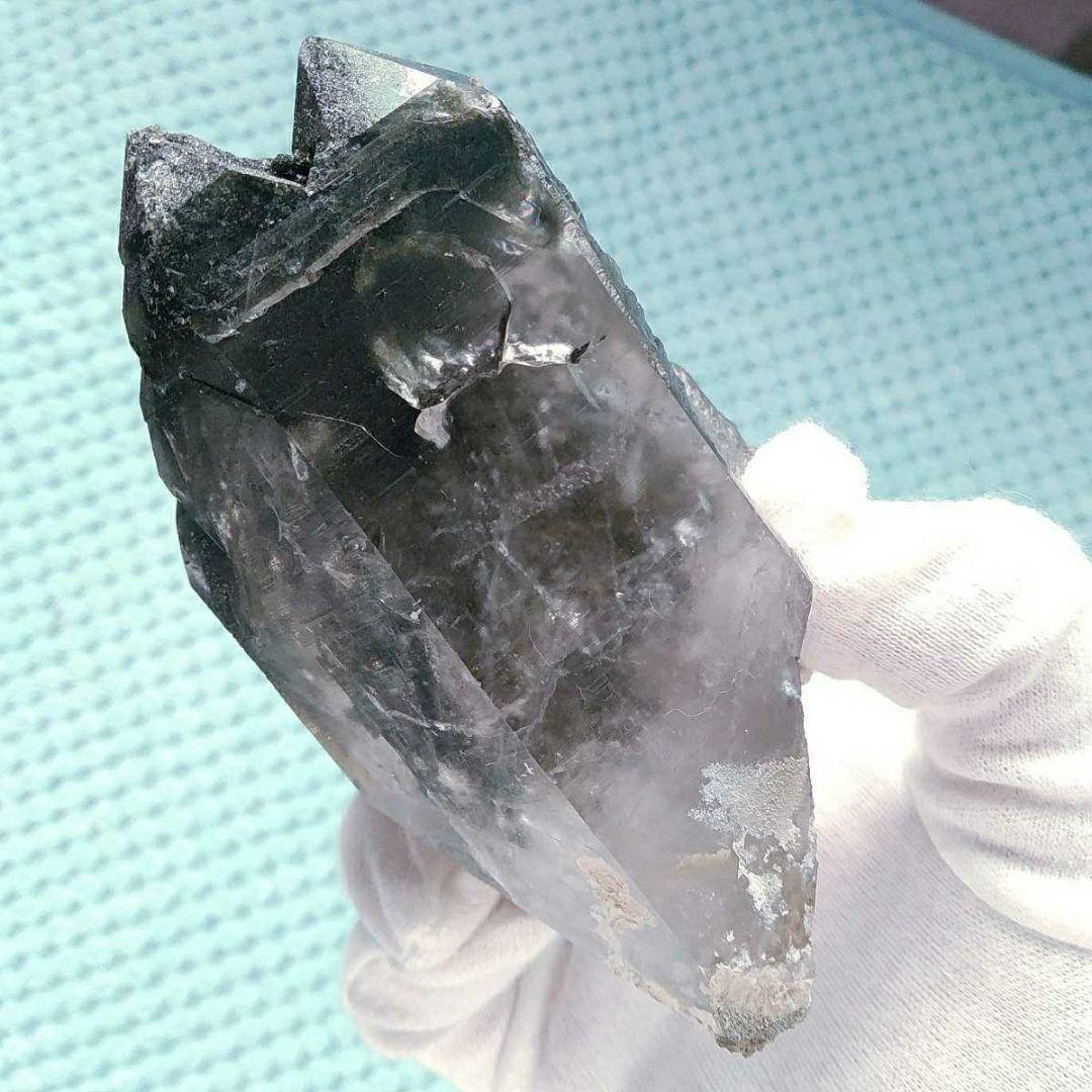 365g パキスタン スカルドゥ産 ヒマラヤ水晶 ガーデンクォーツ ツイン