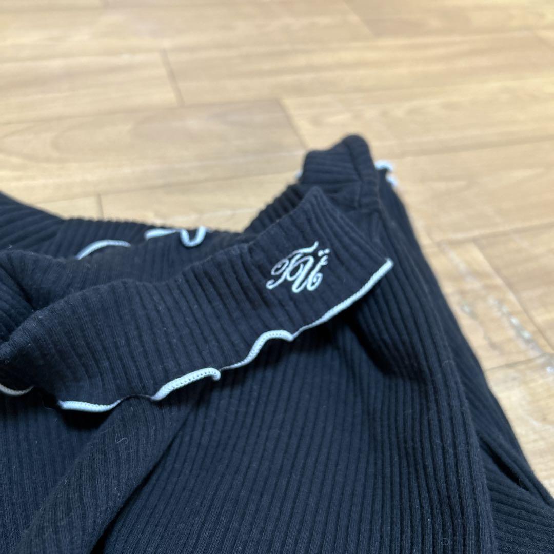 treat ürself Tü mellow turtle knit black - トップス | 安価
