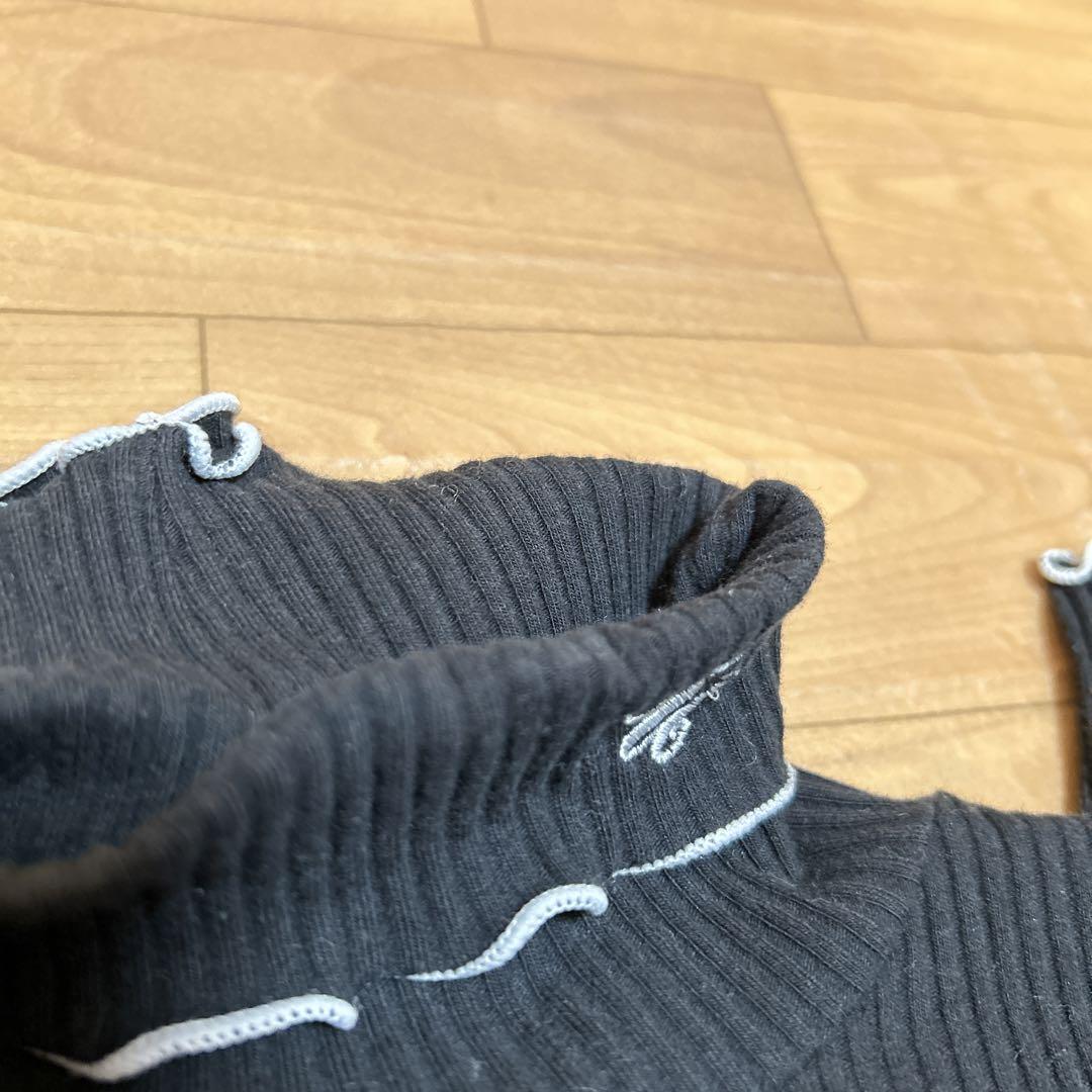treat ürself Tü mellow turtle knit black - トップス | 安価