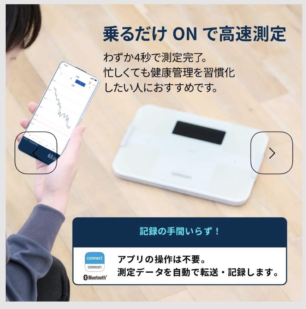お礼や感謝伝えるプチギフト 新品未開封】オムロン メルカリ - ホワイト カラダスキャンKRD-608T2 健康管理・計測計