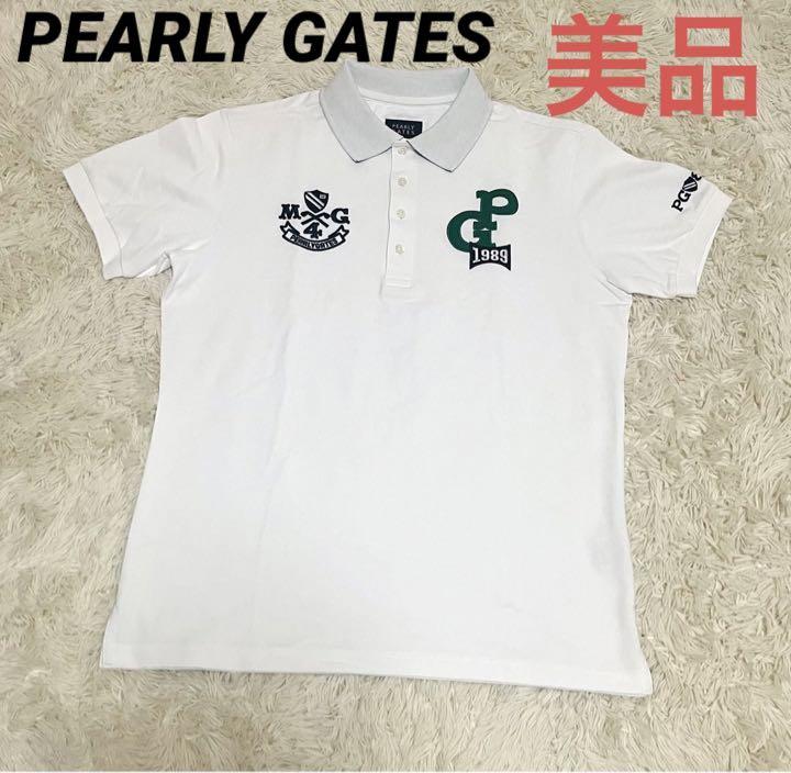 6930円 【現金特価】 美品 PEARLY GATES ポロシャツ ゴルフウェア Lサイズ