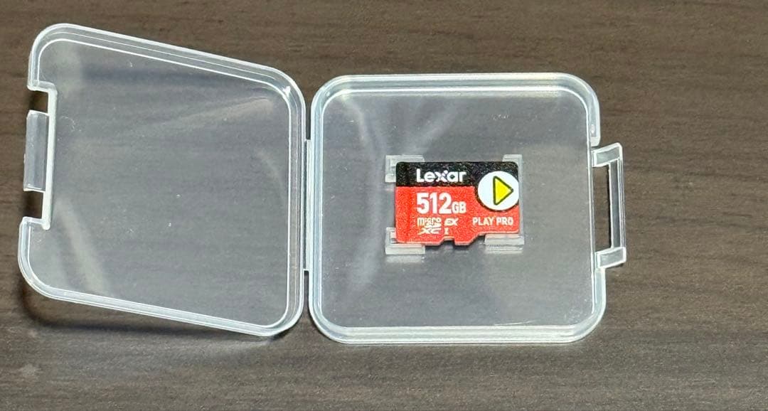 Lexar PLAY PRO 512GB microSDXC Express目立った傷や汚れなし