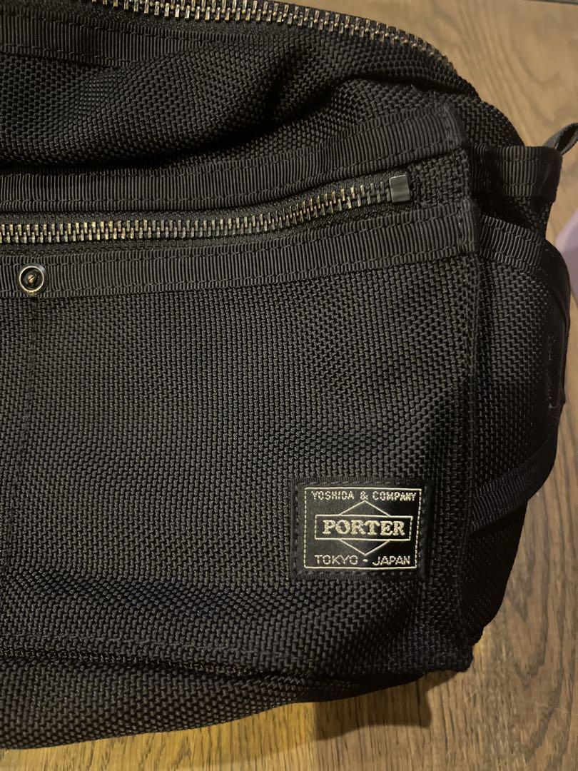 PORTERウエストバッグ HEAT 刻印入りマグライト付