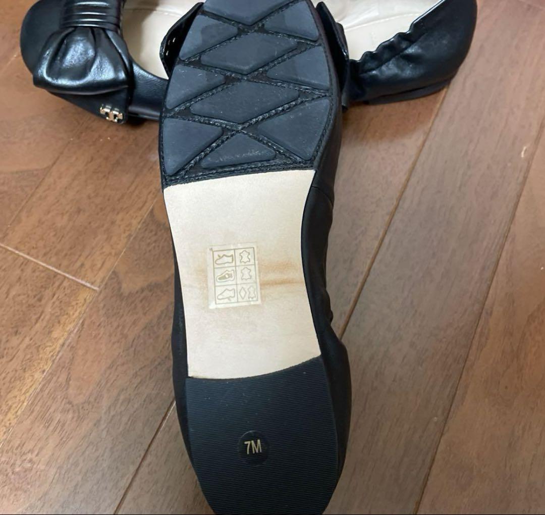 新品　トリーバーチ　リボン　ローファー　7
