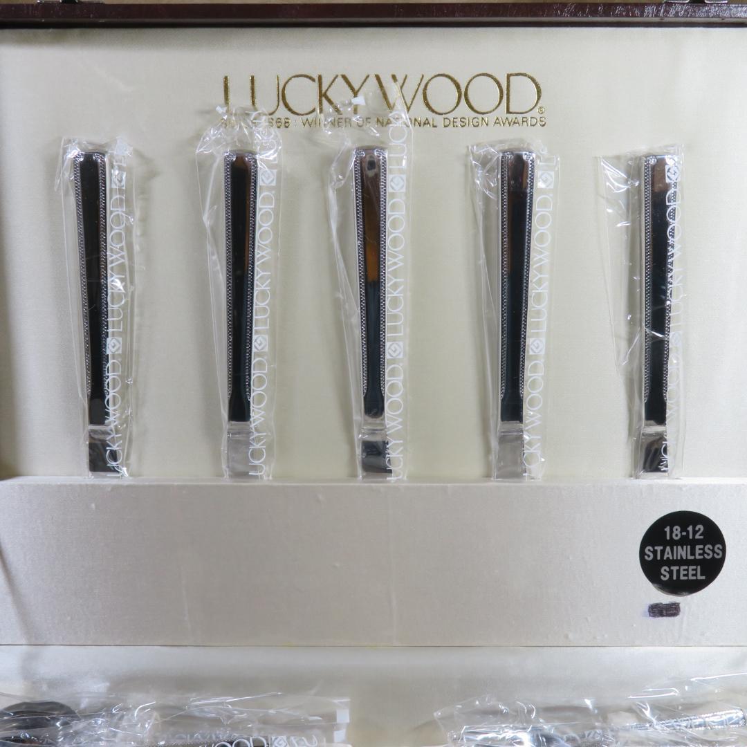 Lucky Woodカトラリー ロマンス 18-12 30本 ラッキーウッド 画像2