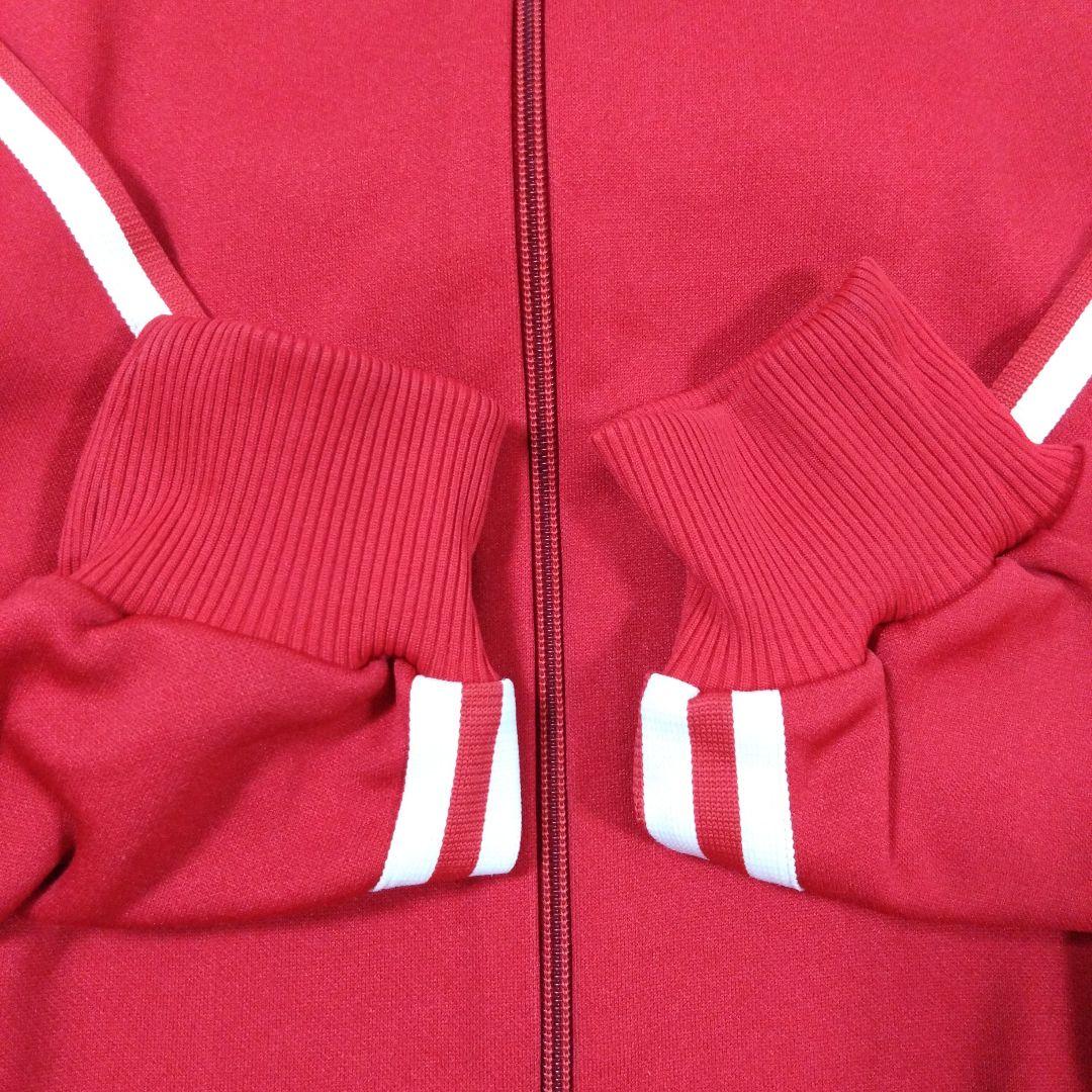 adidas トラックジャケット 5号 レッド×ホワイト