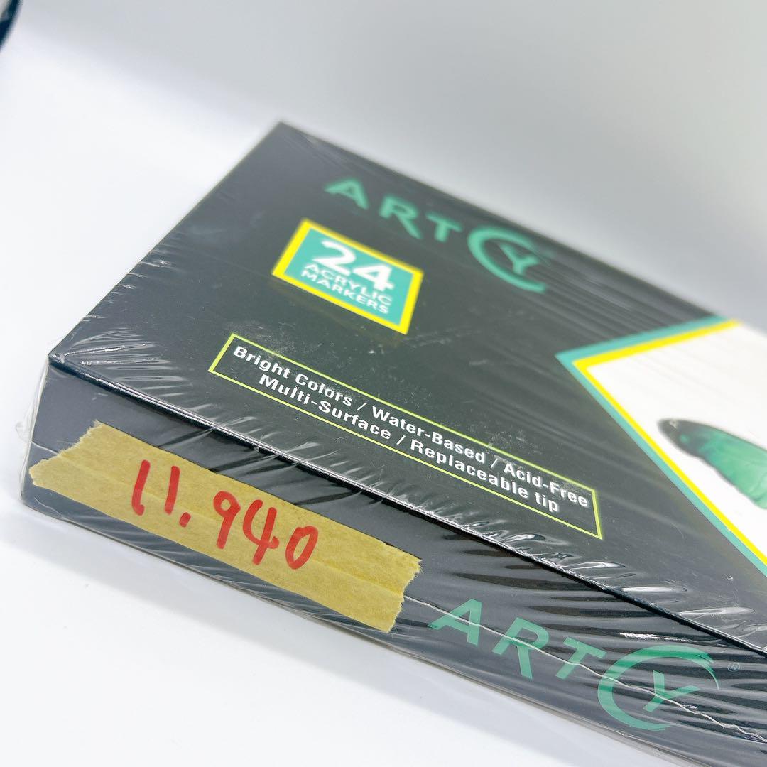 ARTCY アクリルペイントペン 24本 マーカー ロックペイント 筆記具