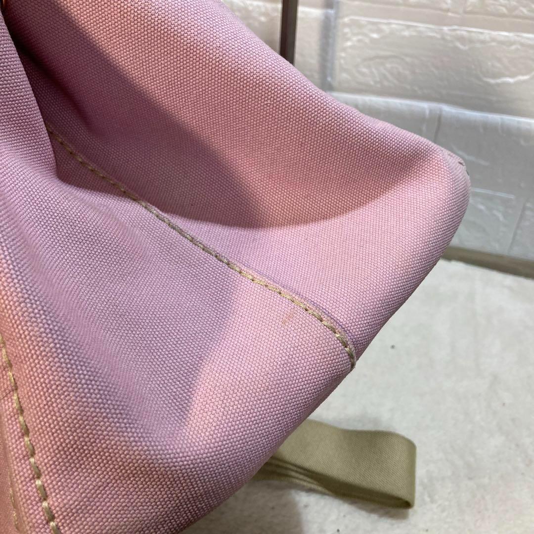 ！美品！　PRADA プラダ　カナパ　デニム　ピンク