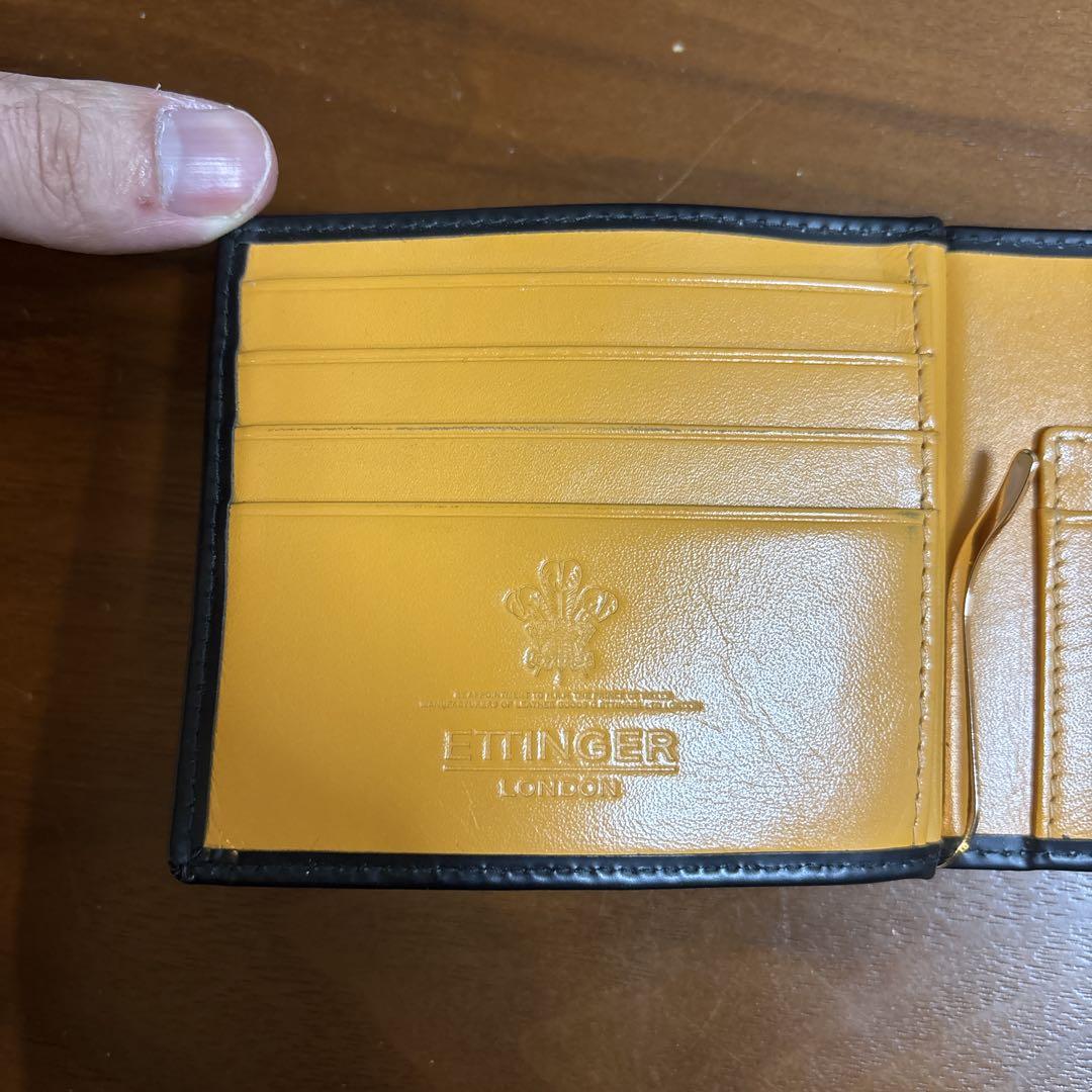 Ettinger ブライドルレザー マネークリップ