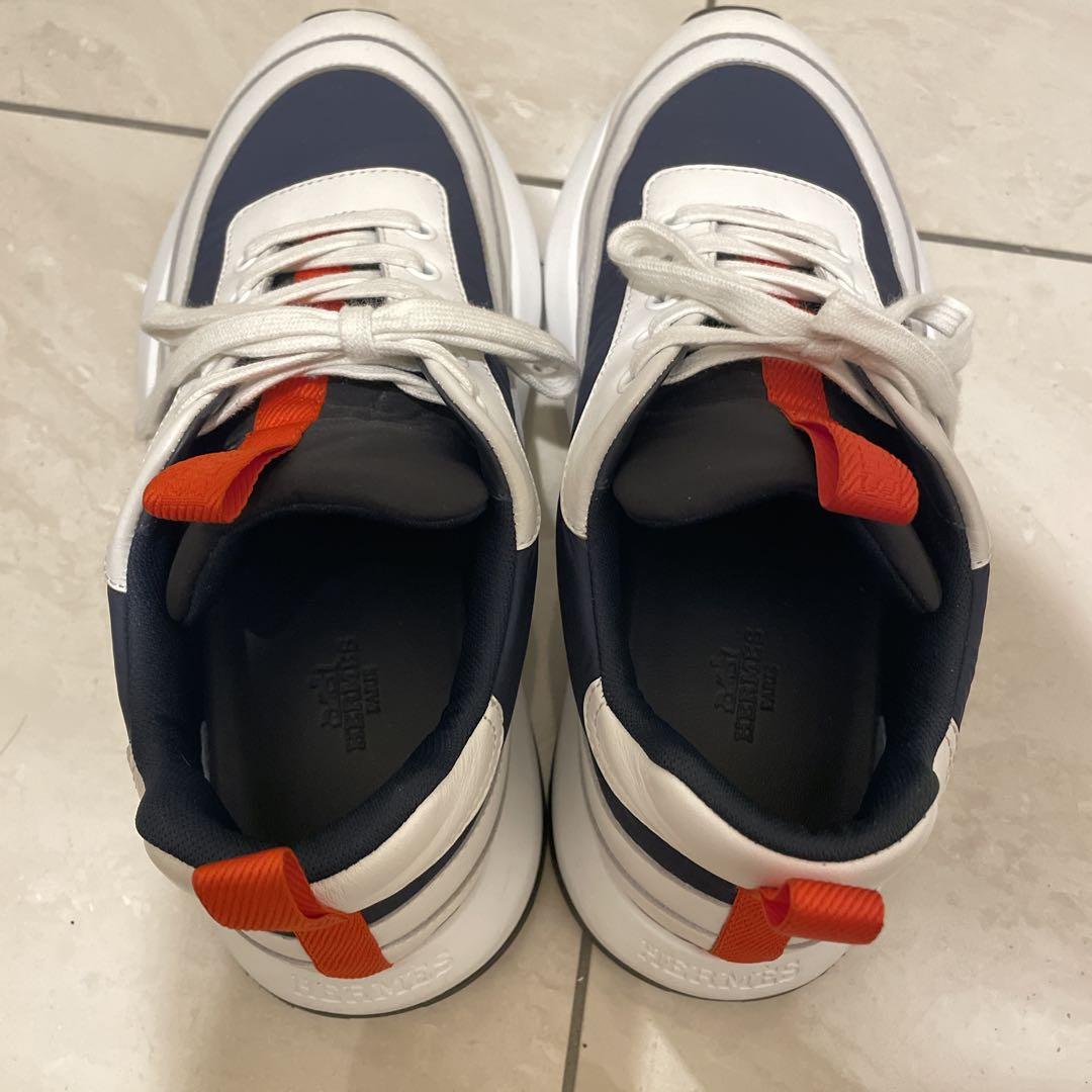 ほぼ新品 HERMES エルメス スニーカー 《グラム》 - メルカリ