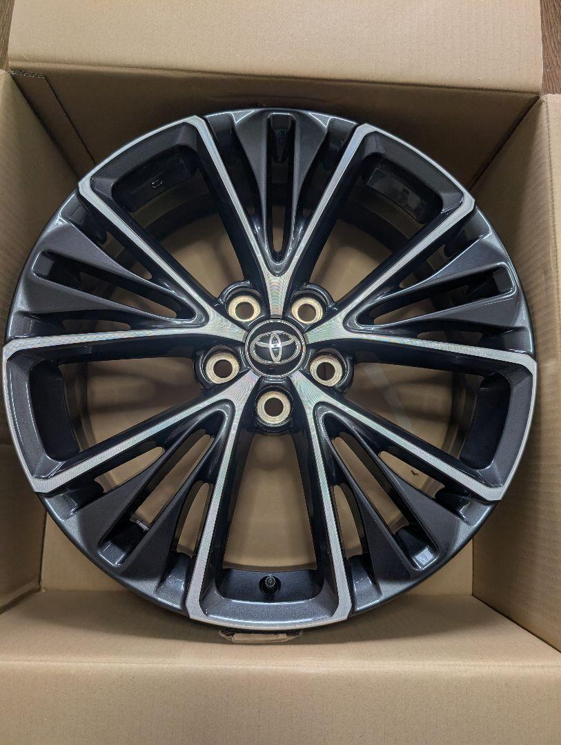 プリウス６０　純正ホイール　19インチ　一本 送料無料 新車外し 1本 60プリウス 19インチ トヨタ純正ホイール